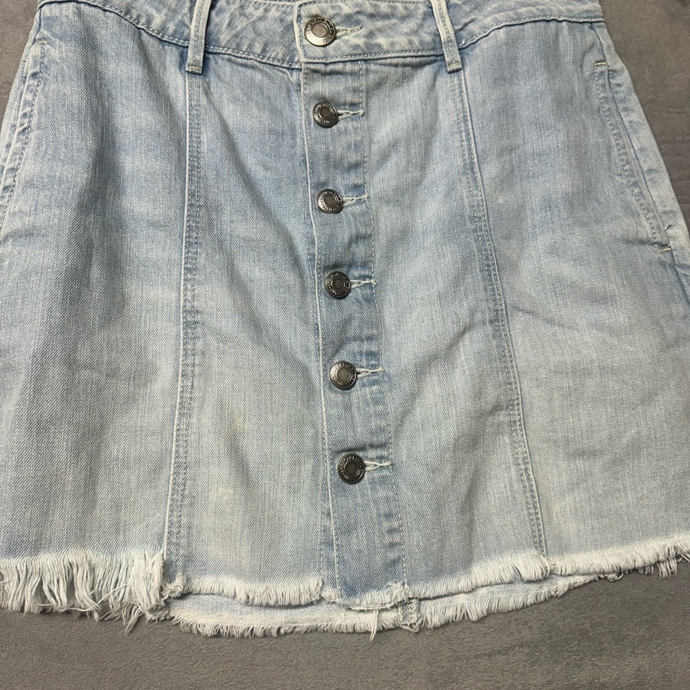 AE Denim Button-Front Skirt